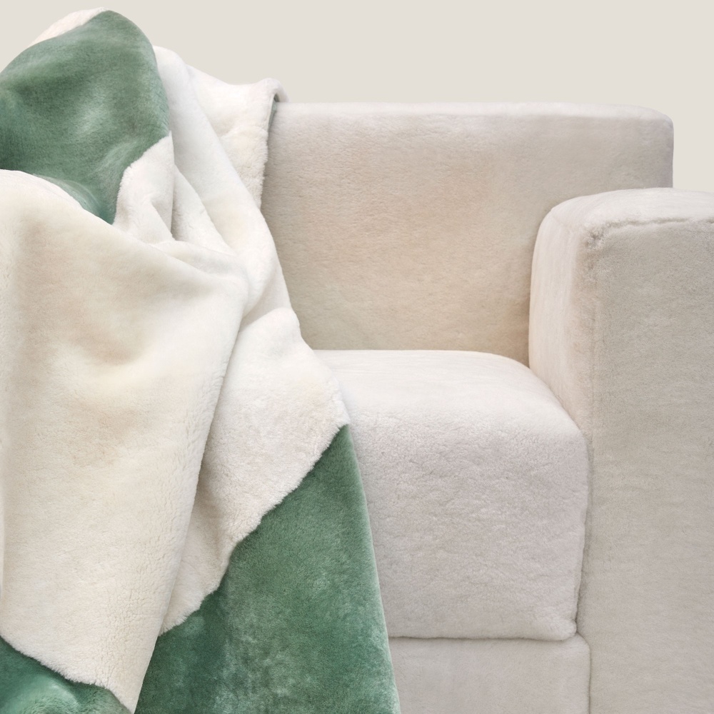 A soft and comfortable throw for a sofa or bed.