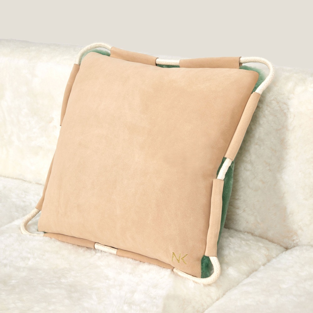 Green Strandkorb Cushion | Norki