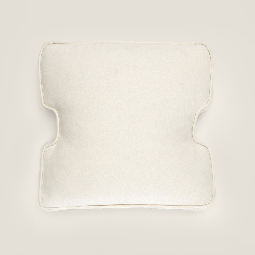 Acheter un coussin élégant en mouton blanc