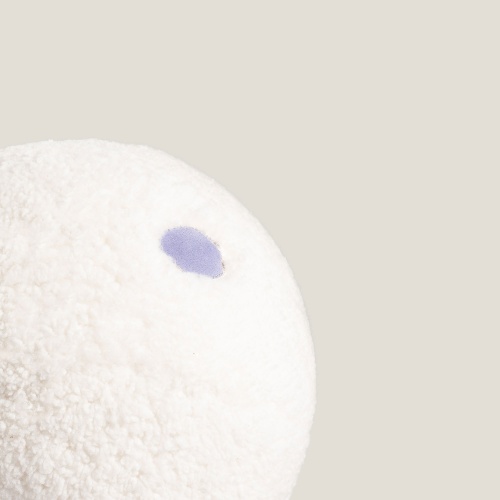 High quality white, yellow and purple designer ball cushion