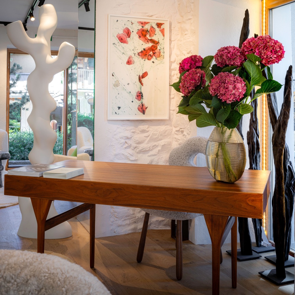 Nanna Ditzel desk showcased in our boutique in Megève.