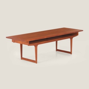 Vintage Scandinavian coffee table of Danish origin in teak - Norki curation