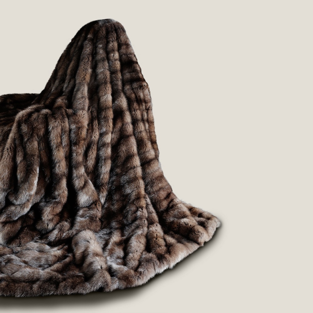 Buy a large fur blanket, the most beautiful in the world, barguzine sable, by Norki