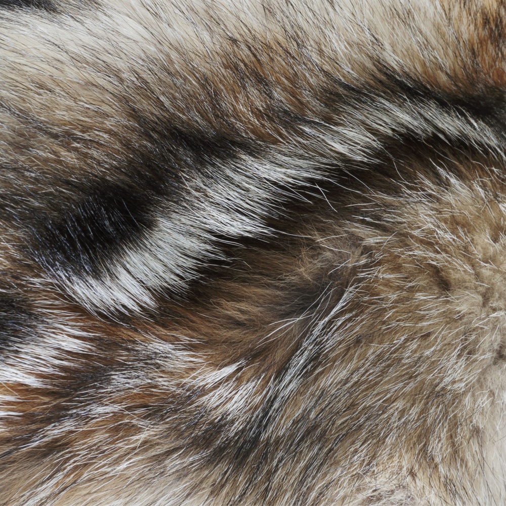 Shop online a custom-made coyote fur blanket online