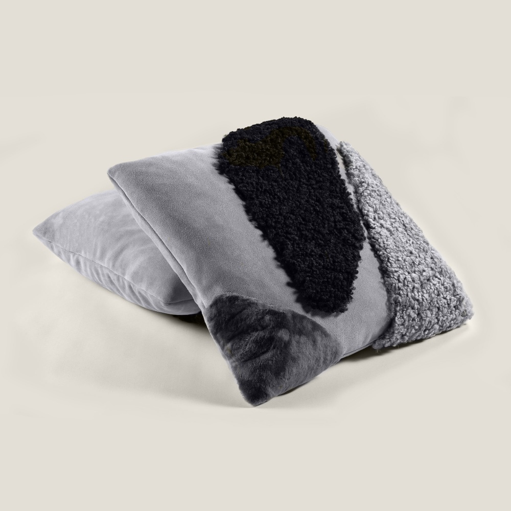 Coussin Viva Villa C17 Gris | Norki