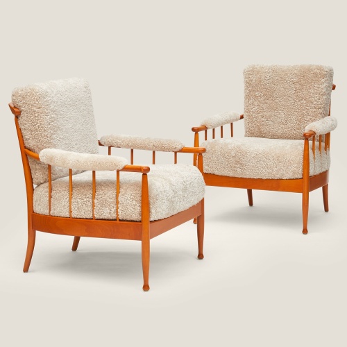 Skrindan Armchairs by Kerstin Hörlin-Holmquist | Vintage | Norki