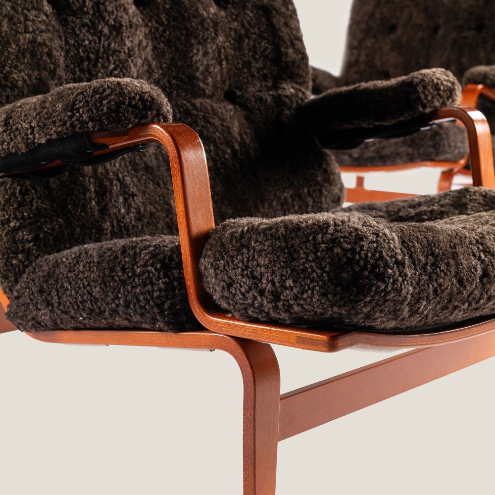 Easy Chairs Ingrid par Bruno Mathsson | Vintage | Norki