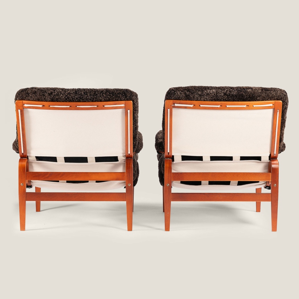 Easy Chairs Ingrid par Bruno Mathsson | Vintage | Norki