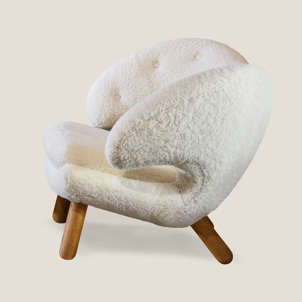 Fauteuil de collection Pelican par Finn Juhl - Design de luxe