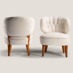 Pair of Gamla Berlin Armchairs by Carl Malmsten | Vintage | Norki