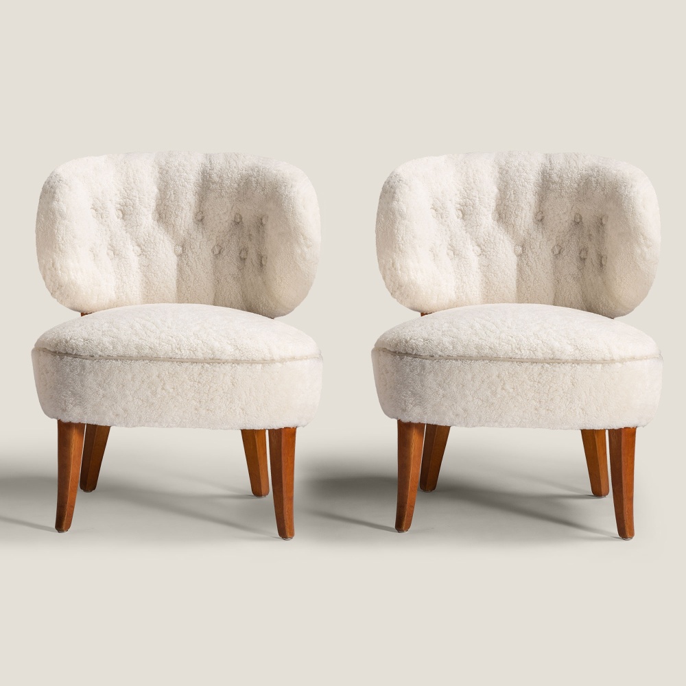 Pair of Gamla Berlin Armchairs by Carl Malmsten | Vintage | Norki