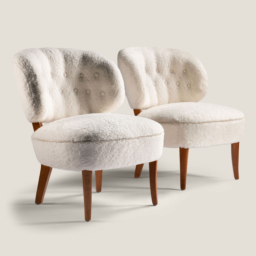 Pair of Gamla Berlin Armchairs by Carl Malmsten | Vintage | Norki