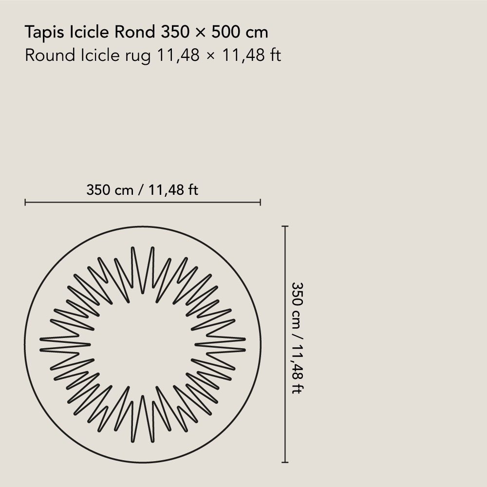 Round Icicle Rug | Norki