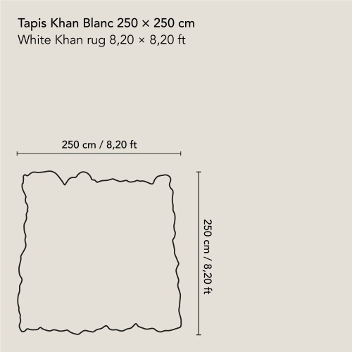 Tapis Khan Blanc | Norki