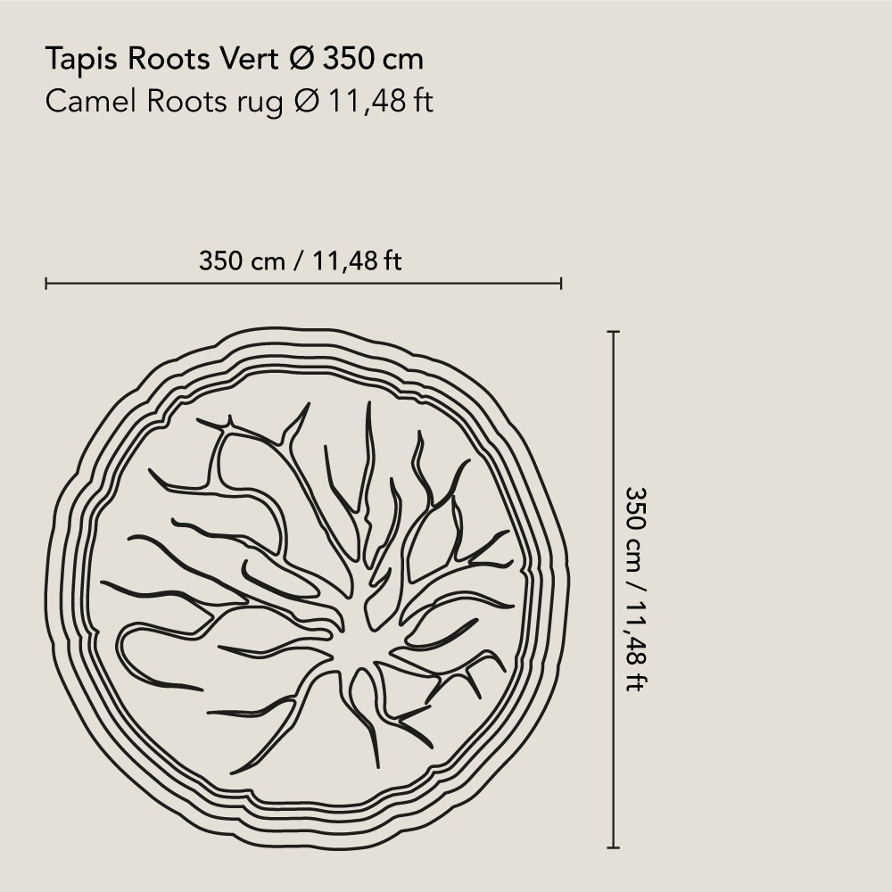 Tapis Roots Vert | Norki