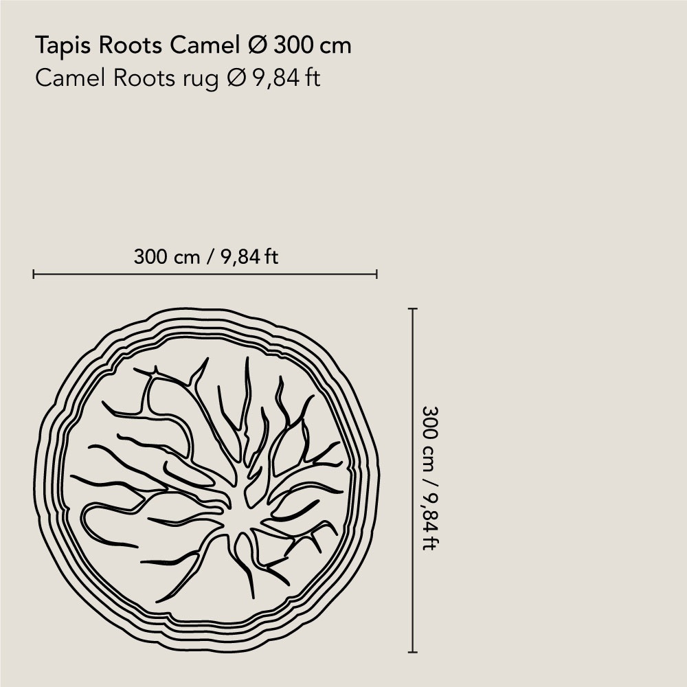 Tapis Roots Camel | Norki