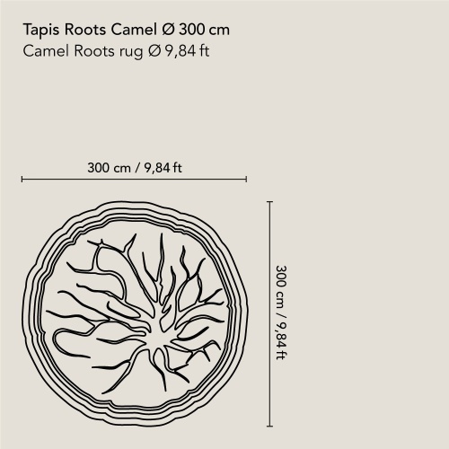 Tapis Roots Camel | Norki