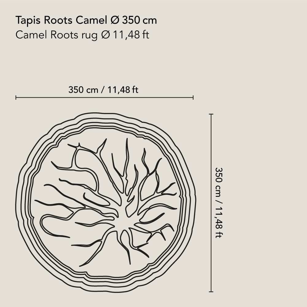 Tapis Roots Camel | Norki