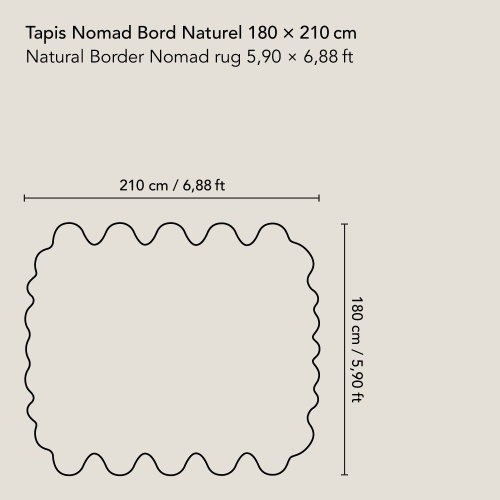 Natural Shape Nomad Rug | Norki