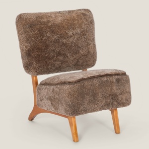 Fauteuil Susanna par Oiva Parviainen design scandinave, mid-century.