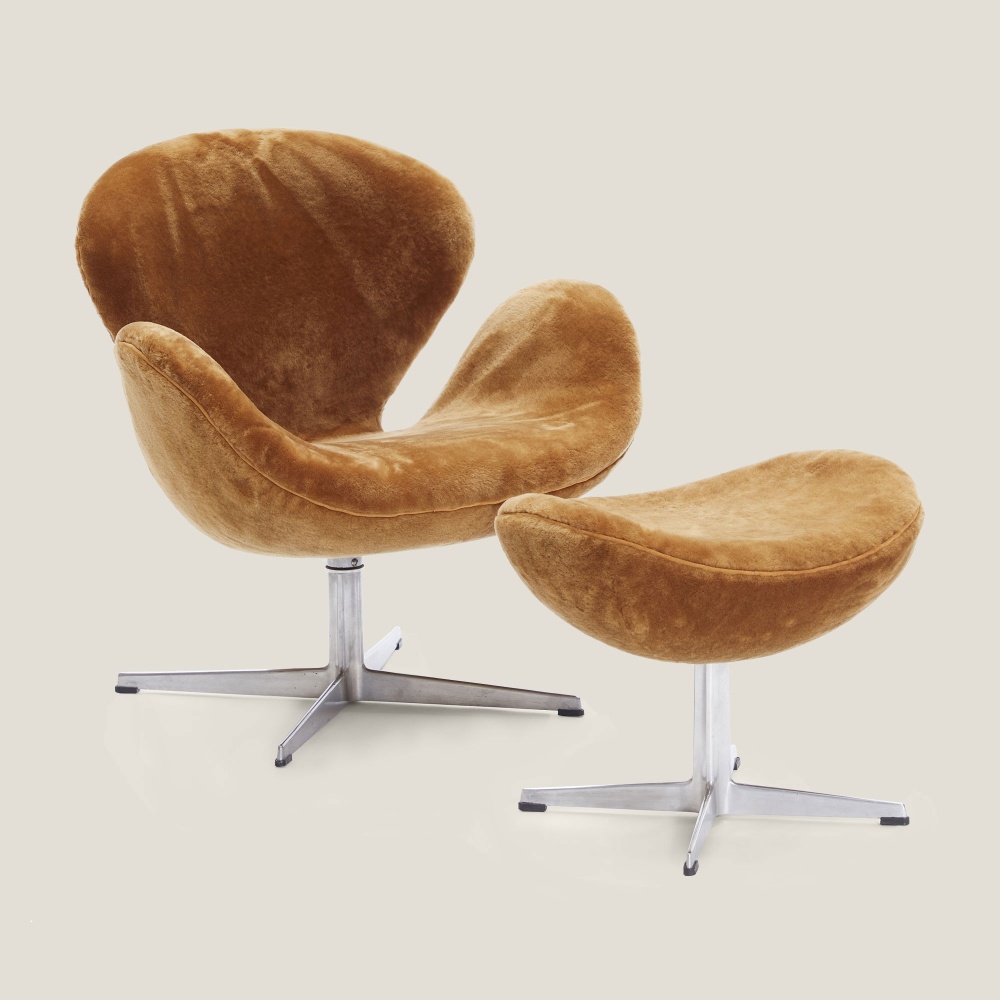 Fauteuil Swan par Arne Jacobsen, pour Fritz Hansen, Danemark 1960.