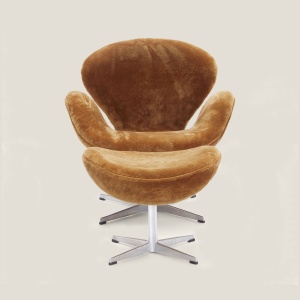 Fauteuil Swan par Arne Jacobsen, pour Fritz Hansen, Danemark 1960.