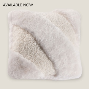 Buy a designer white cushion - made in France by Maison Norki.