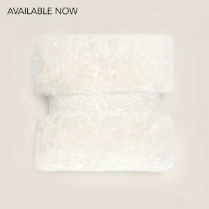 Small square white cushion dimensions 40 × 40 cm with elegant luxury.