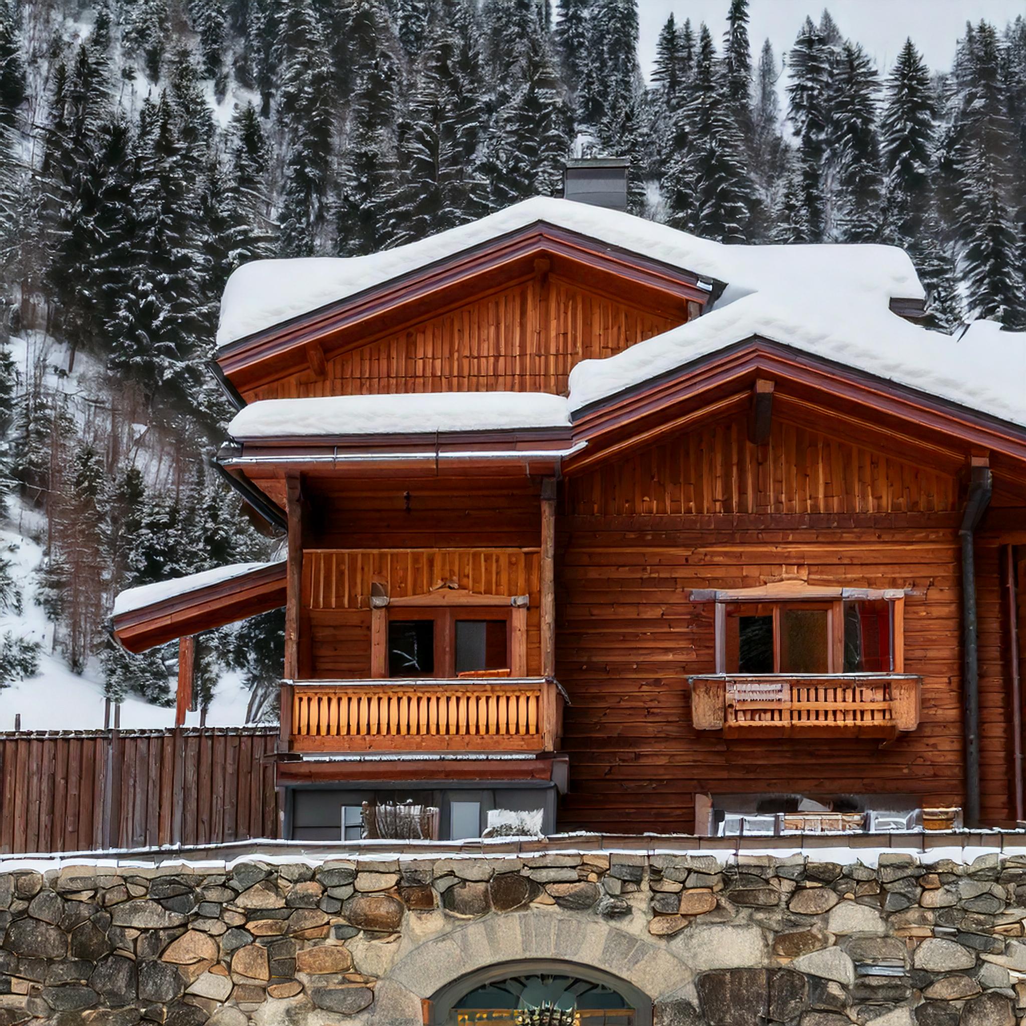 Un chalet typique des Alpes Suisses, entièrement aménagé par Norki.