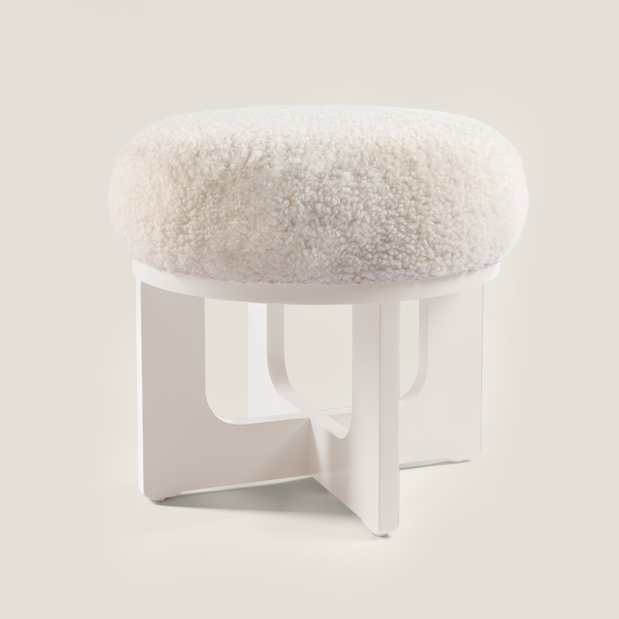 White Tea Time Stool small model