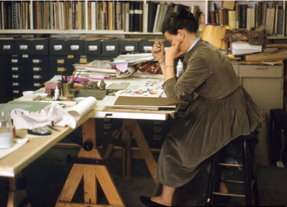 Ray Eames une force motrice du studio de design Eames.