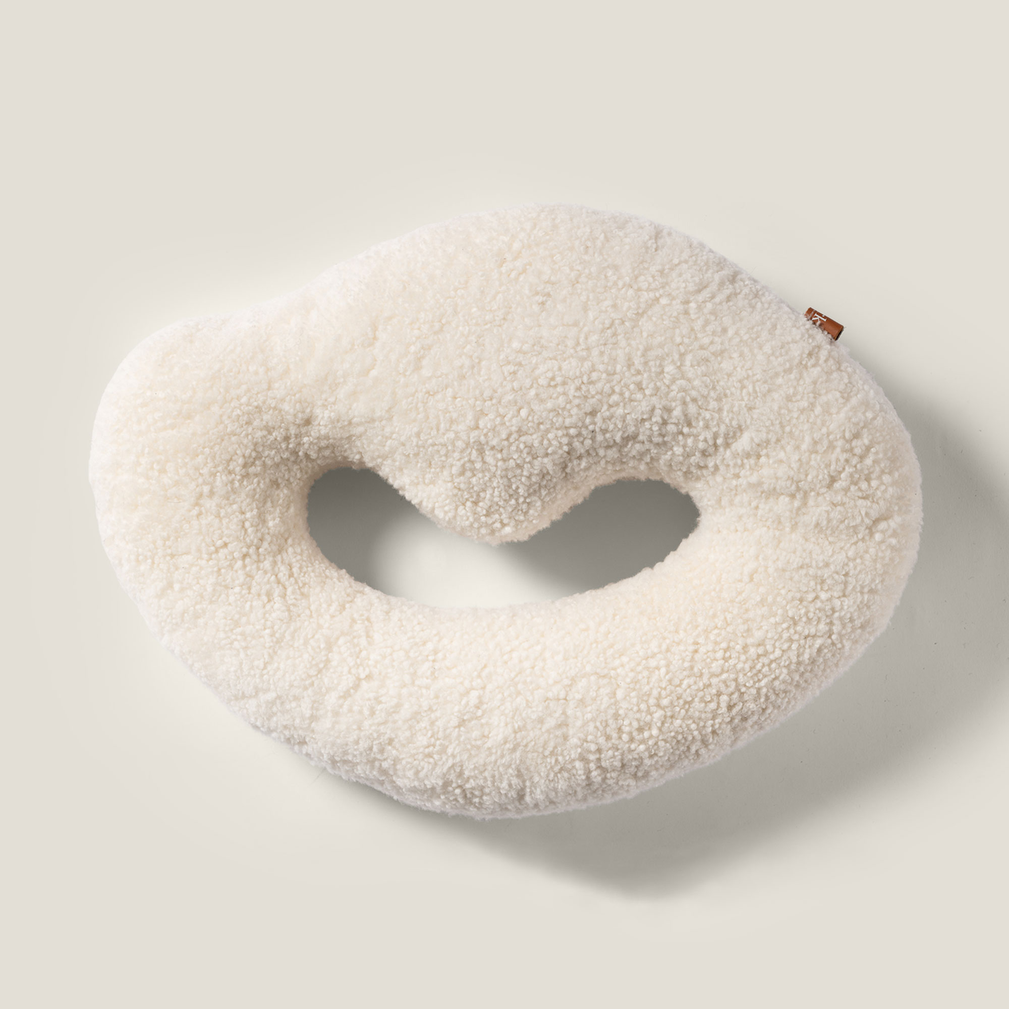 Coussin fluxus blanc