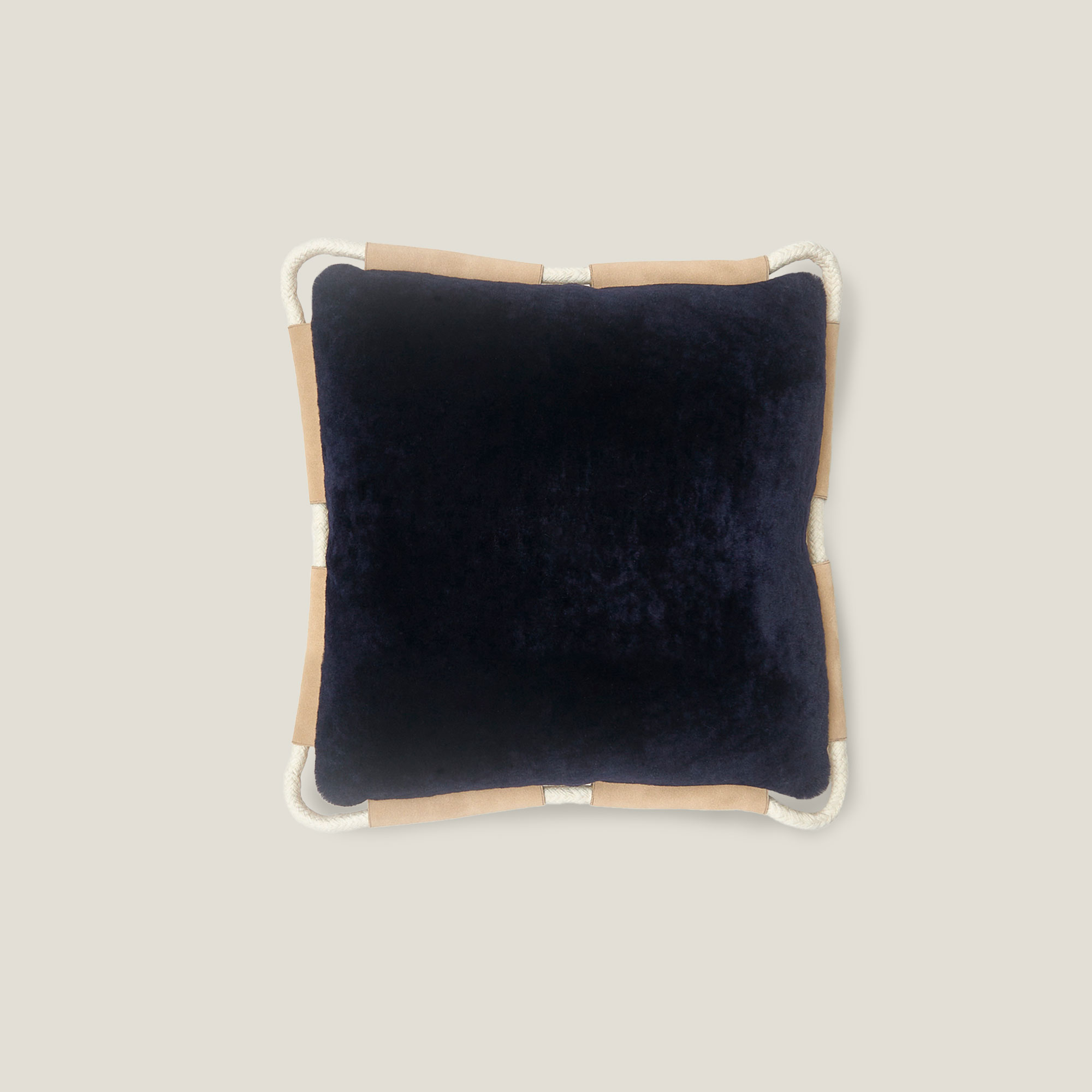 Coussin Strandkorb bleu