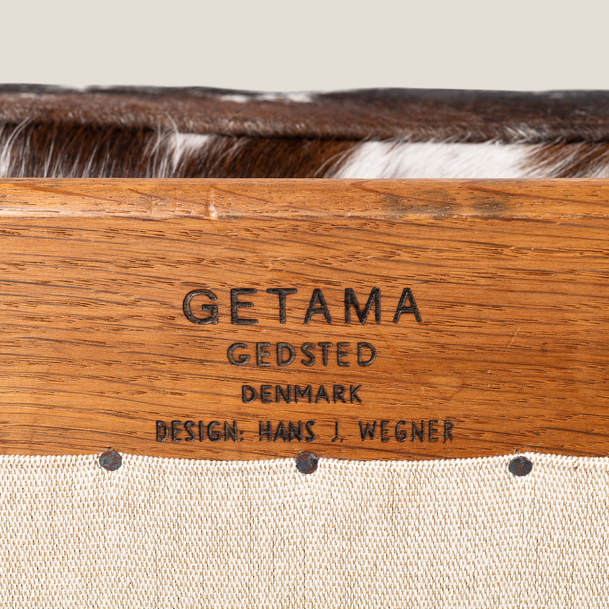 Canapé édition originale par Hans J. Wegner pour Getama.