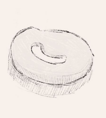 Cushion detail sketch