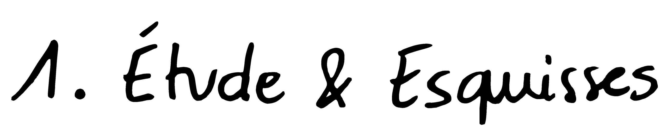 1. Étude & Esquisses