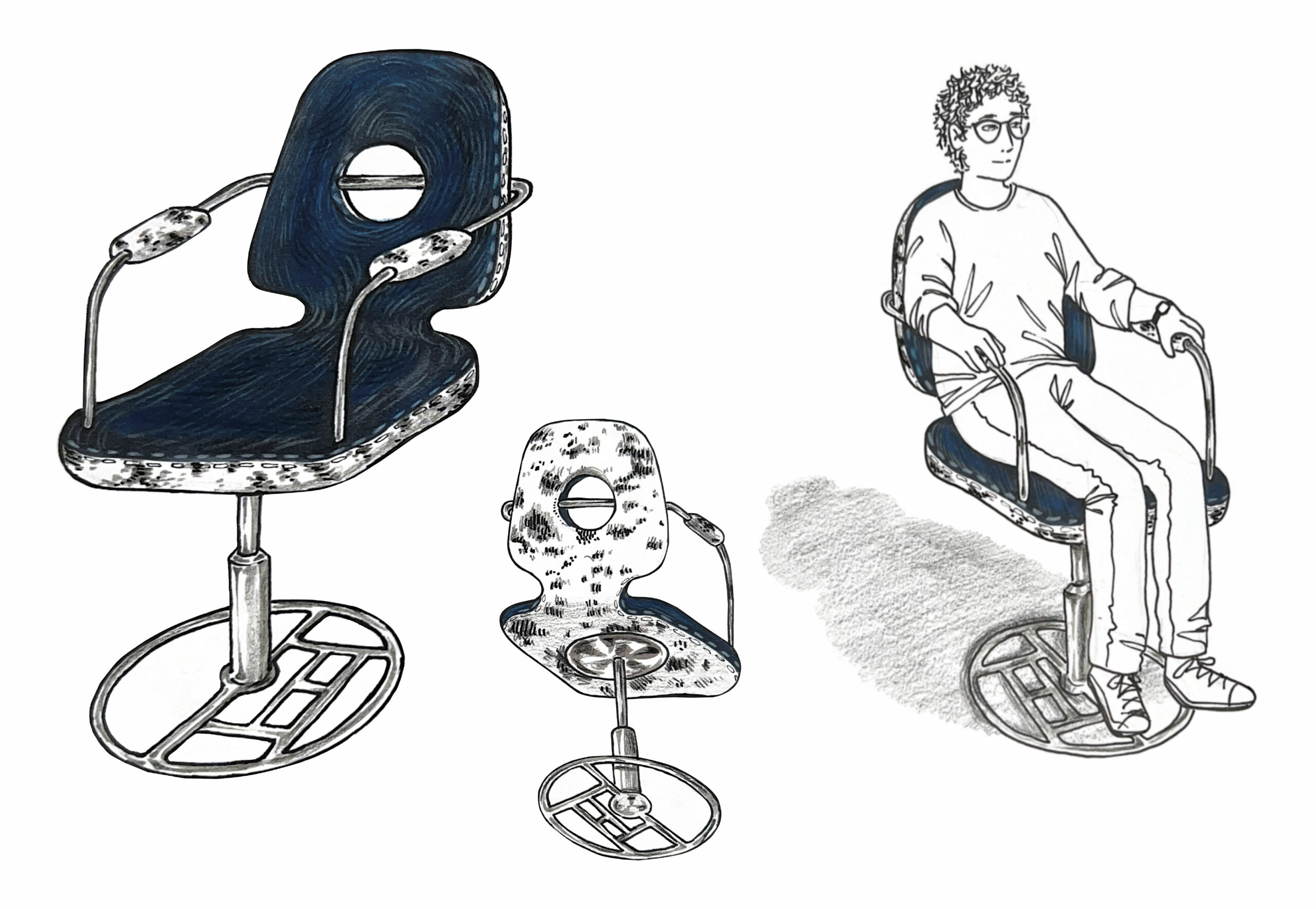 Office chair sketches