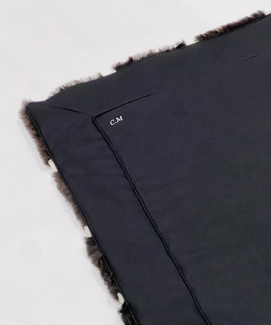 Plaid Norki brodé sur mesure