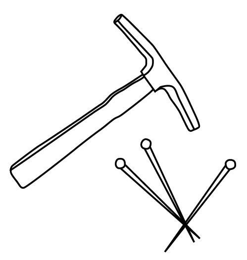 Marteau et clous
